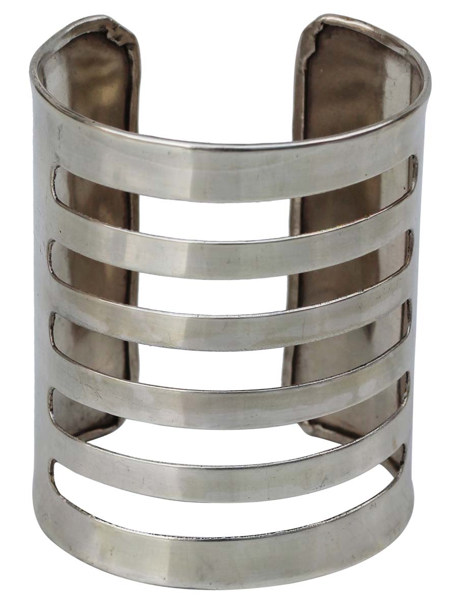 Buy Bracelets in Bulk – 3.15" Cuff Bracelet – Cast in Brass – Silver Plated – Unique Fashionable Jewelry Collection for Women/Teens -
 Wholesale Bulk Bracelets 